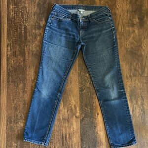 New York & Company Dark Blue Skinny Jeans